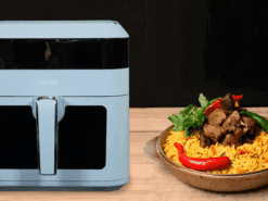 Alternative view of DMS varmluftsfryterare ljusblå