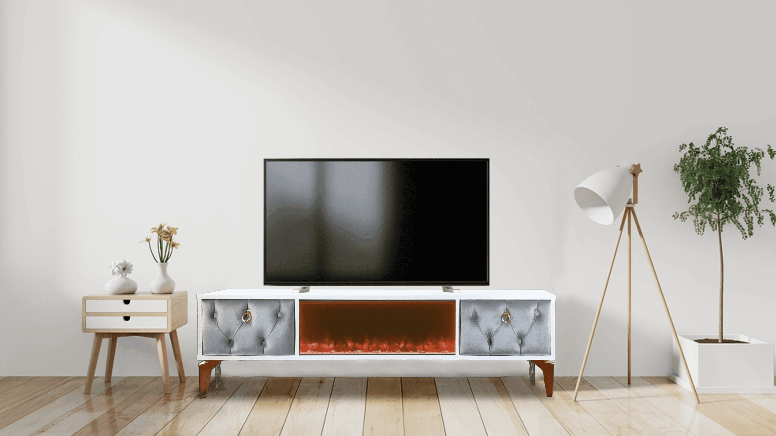 Peking Tv- Bänk Elkamin - Image 5