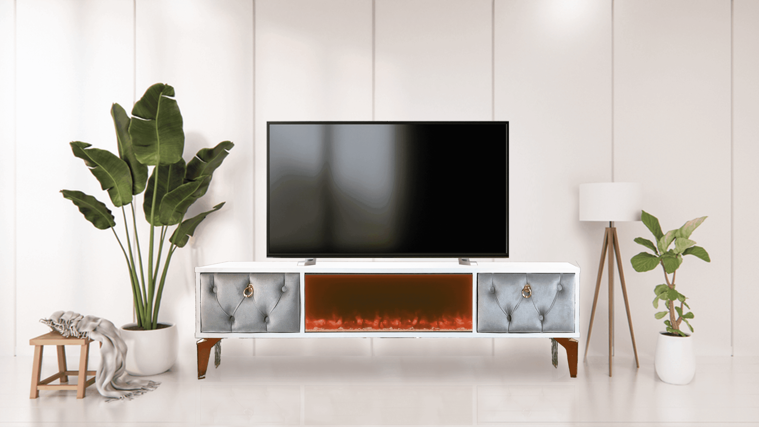 Peking Tv- Bänk Elkamin - Image 2