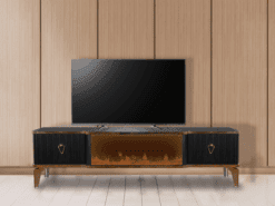 Uppsala Tv- Bänk Elkamin