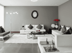 Alternative view of Utsmyckad svart väggklocke