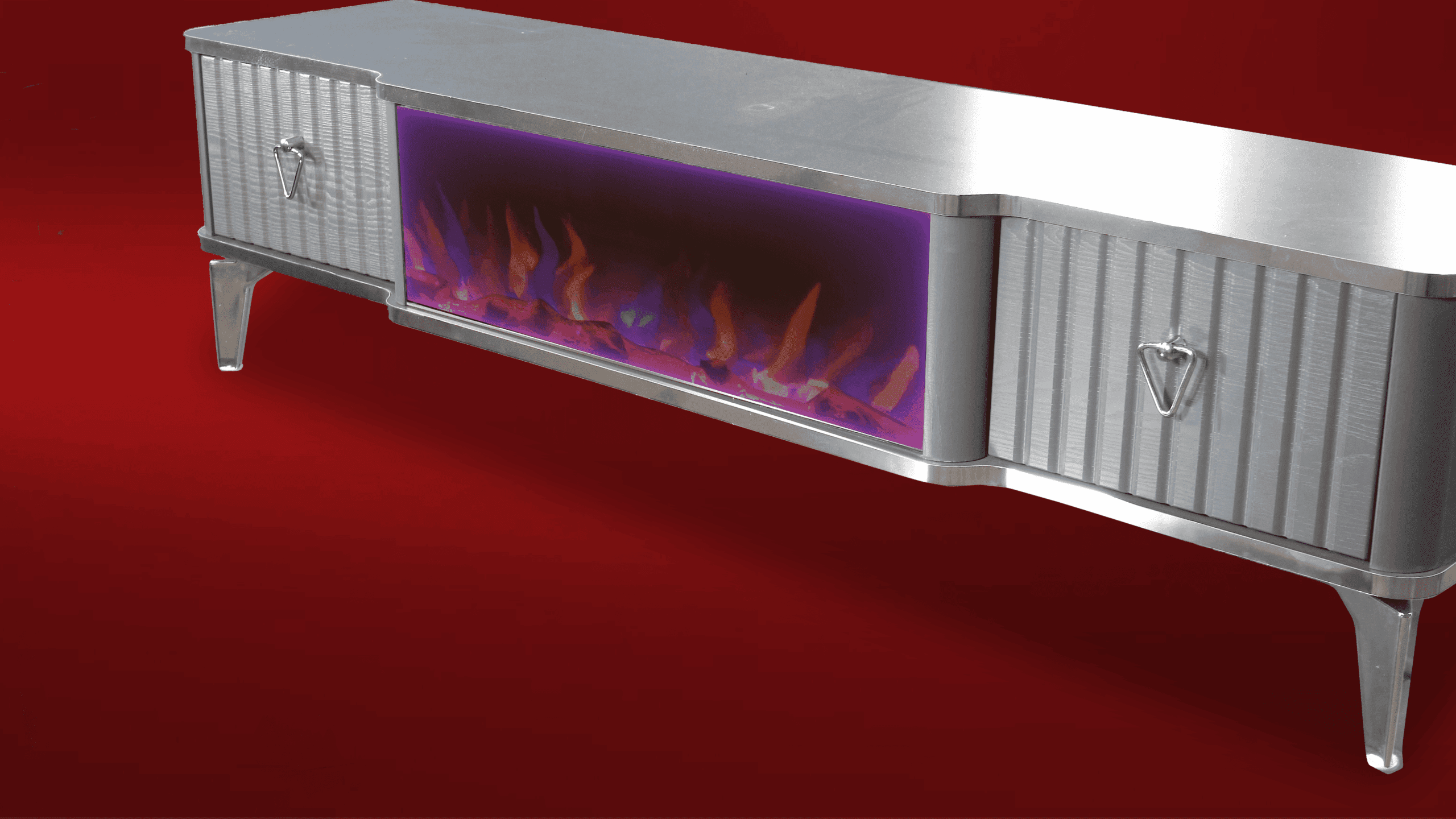 Sydney Tv- Bänk Elkamin - Image 13