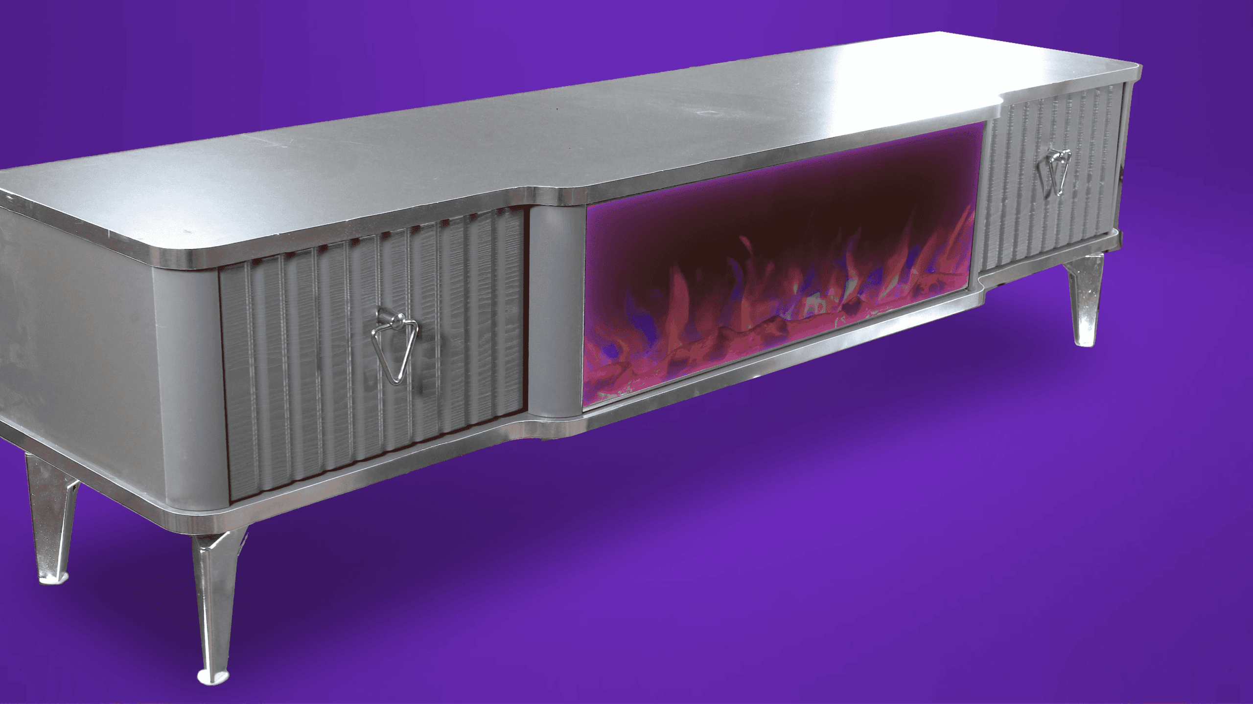 Sydney Tv- Bänk Elkamin - Image 11