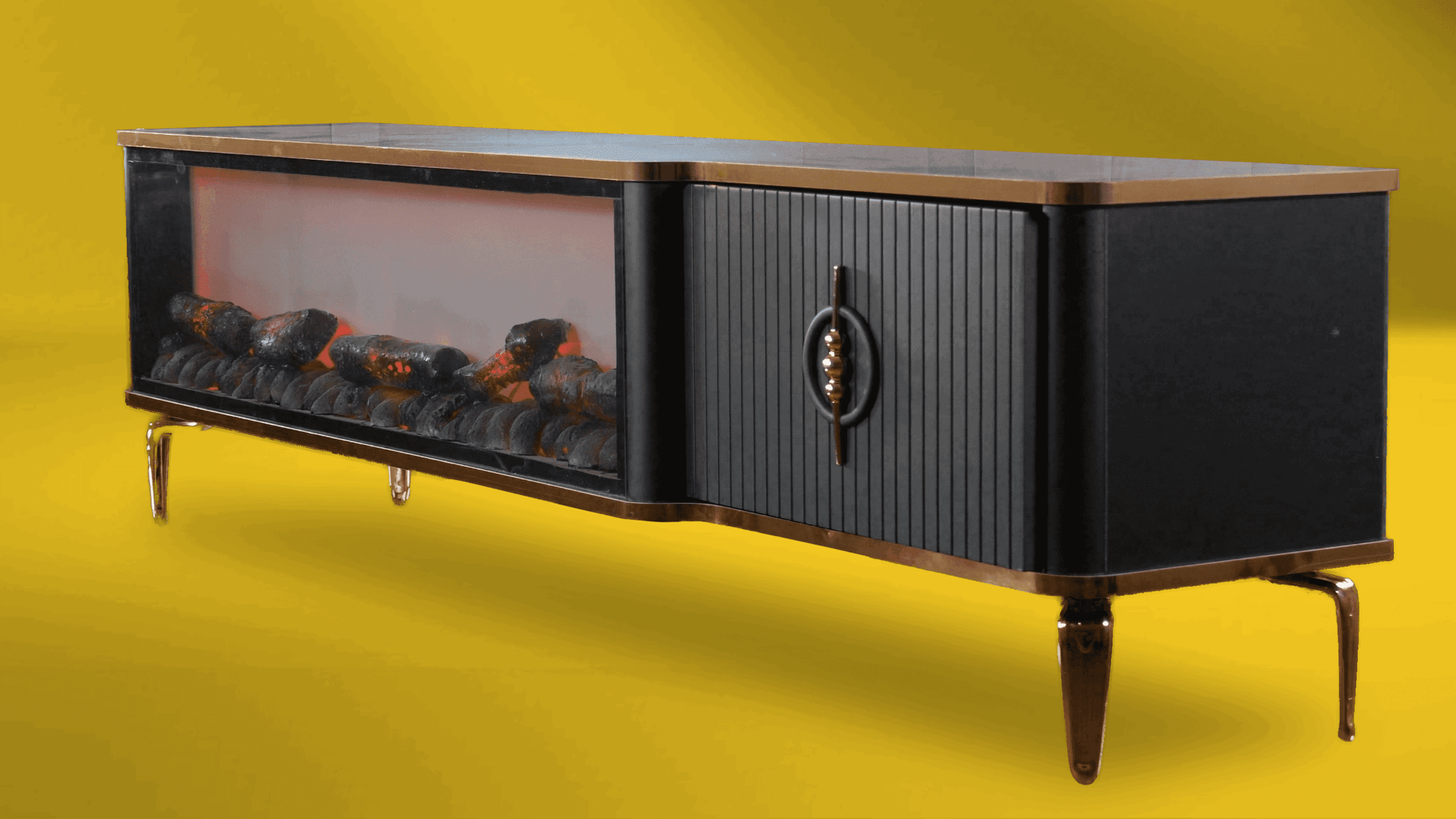 Freetown Tv- Bänk Elkamin - Image 11