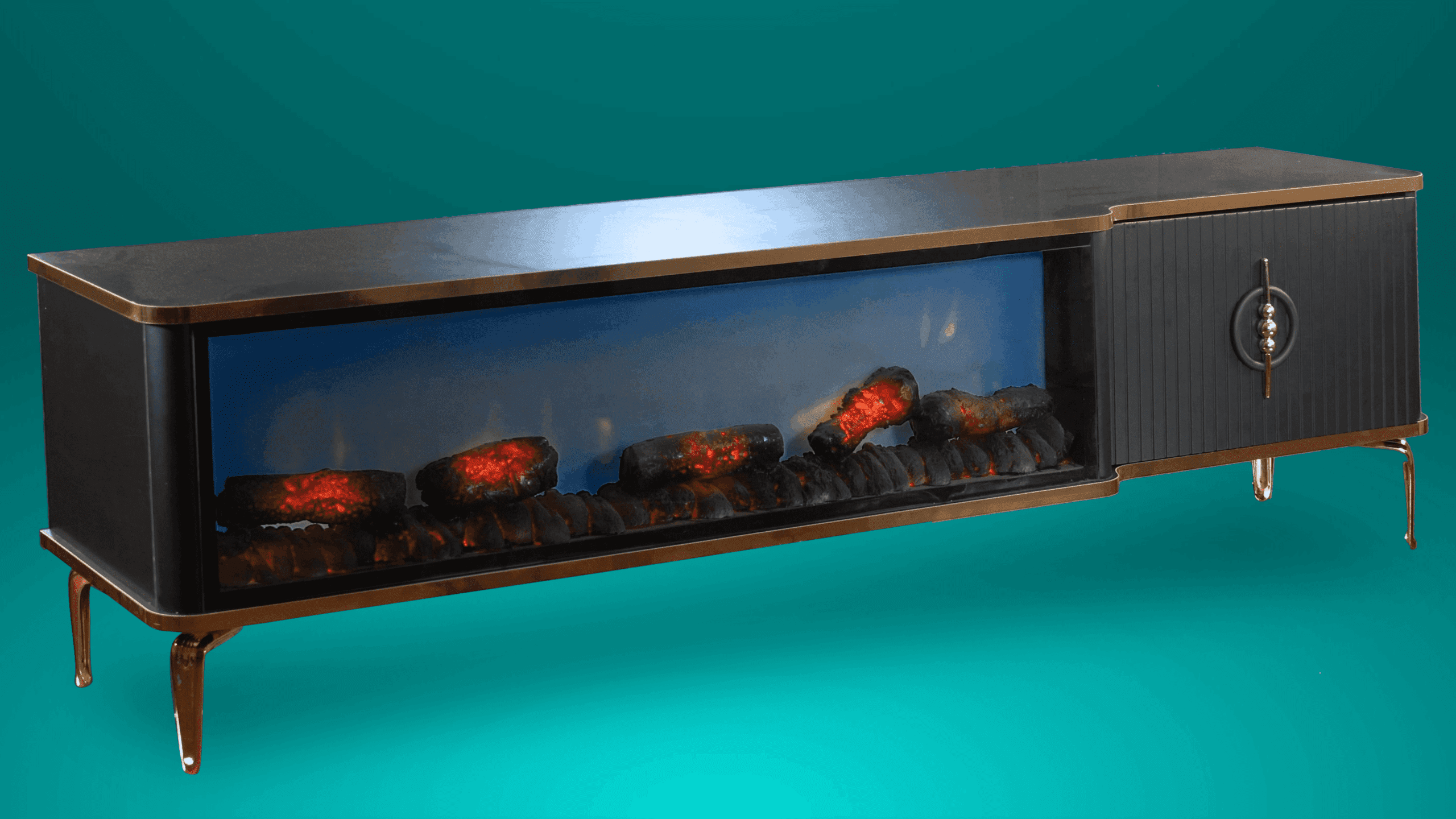 Freetown Tv- Bänk Elkamin - Image 15