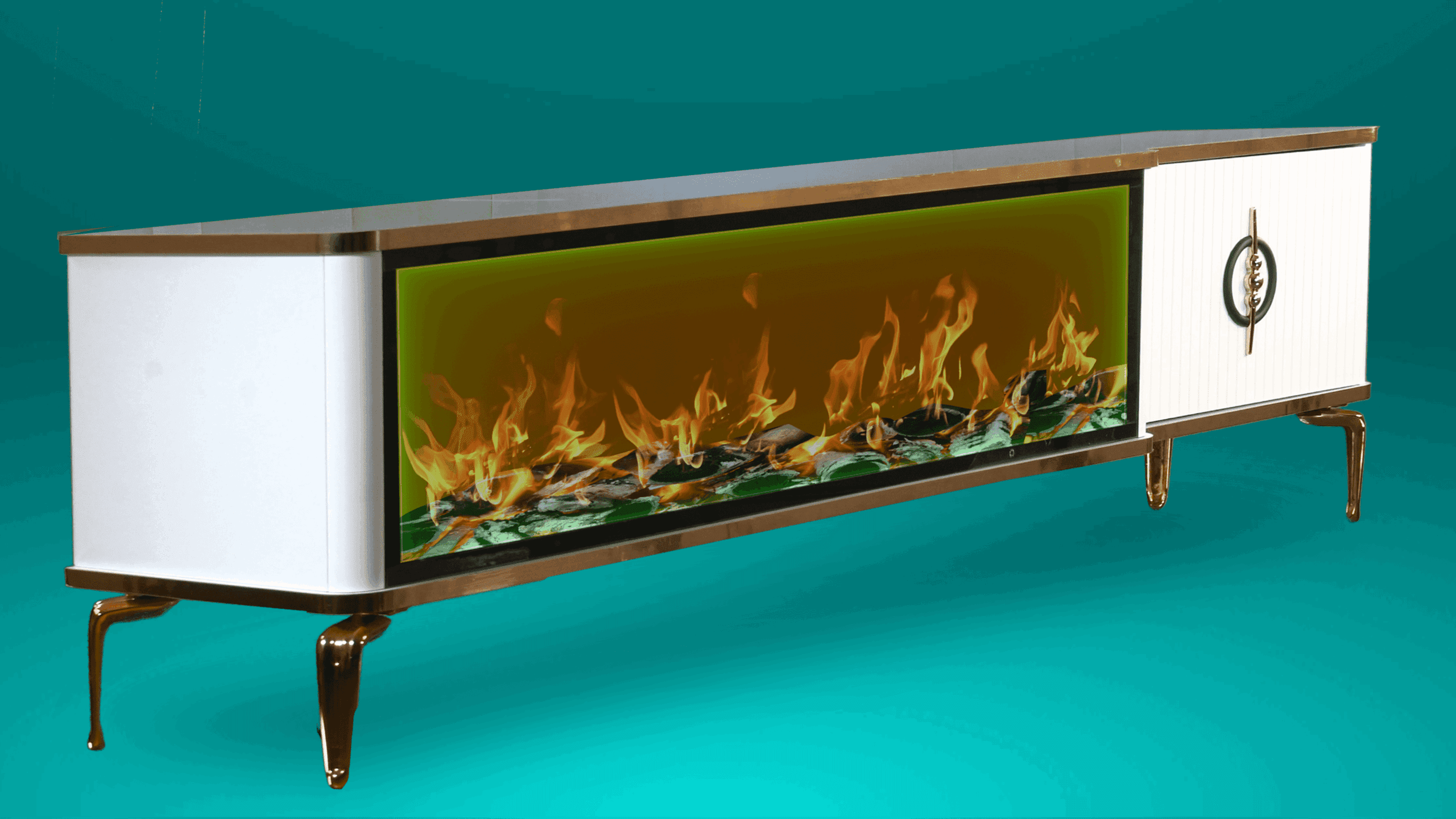 Baku Tv- Bänk Elkamin - Image 10