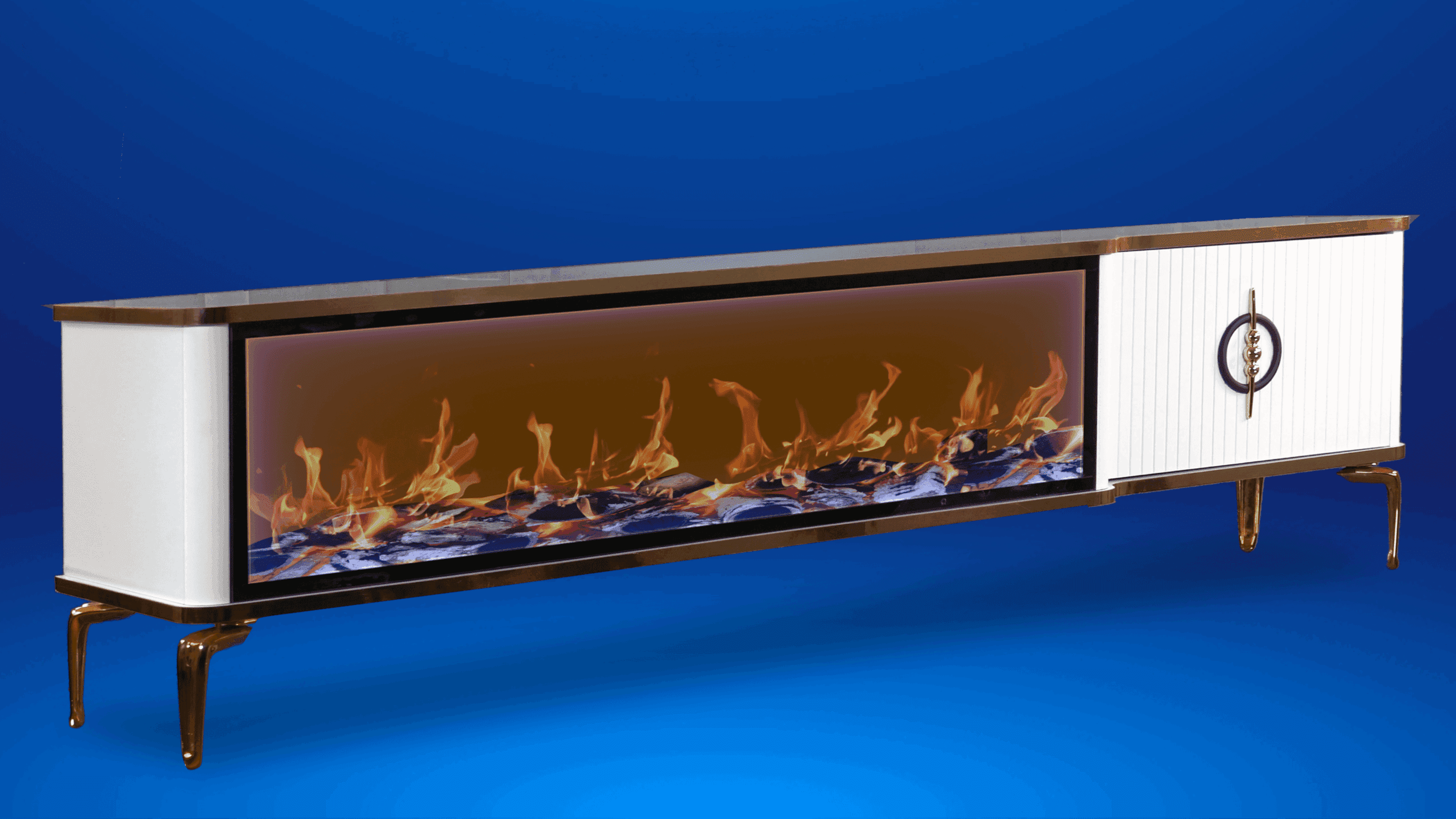 Baku Tv- Bänk Elkamin - Image 14