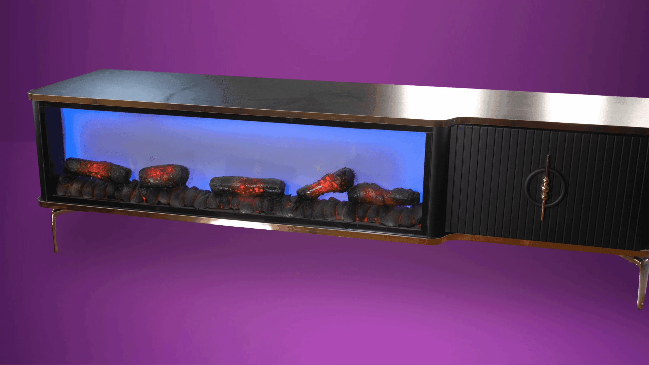 Freetown Tv- Bänk Elkamin - Image 18