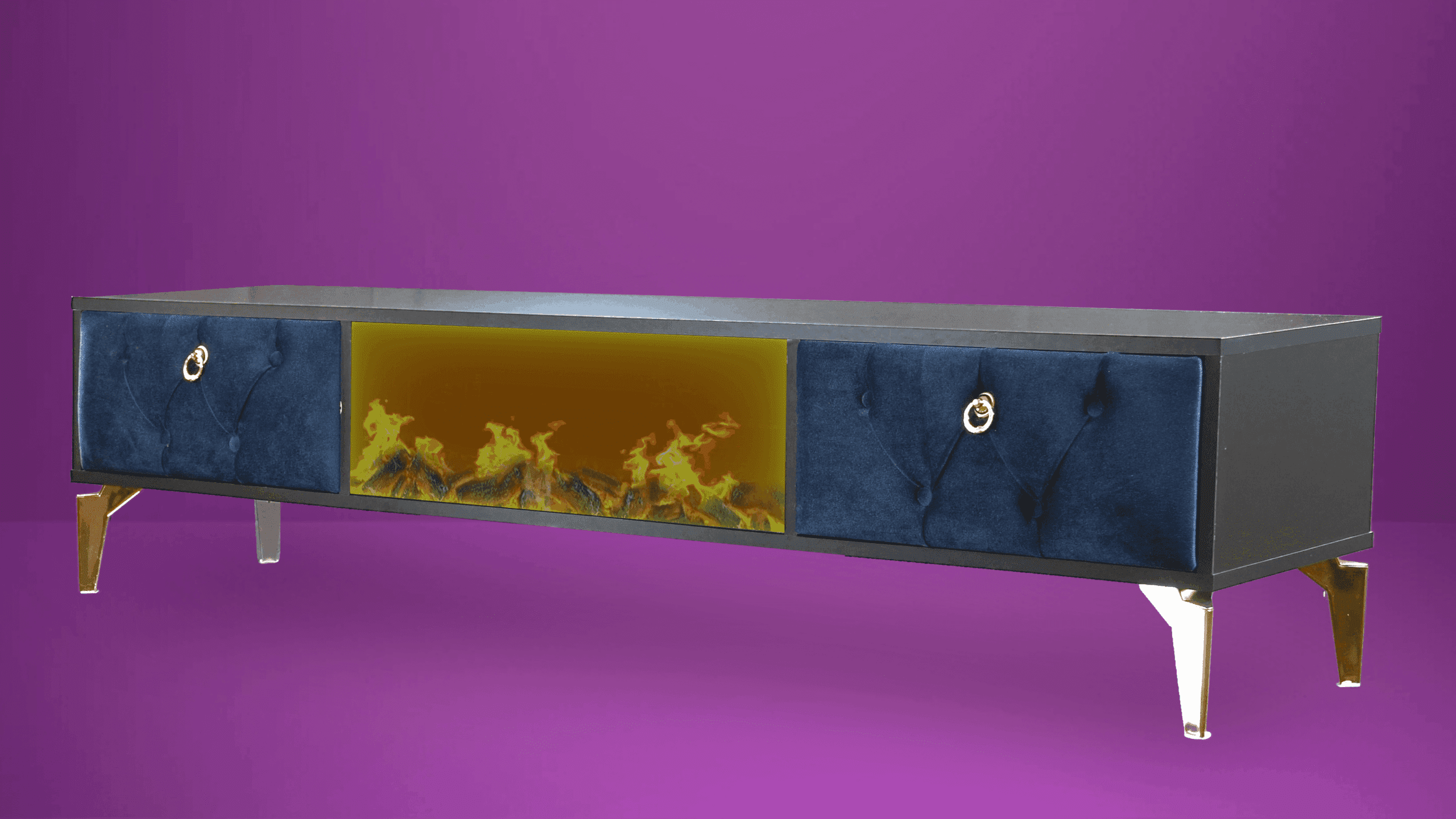 Praya Tv- Bänk Elkamin - Image 14