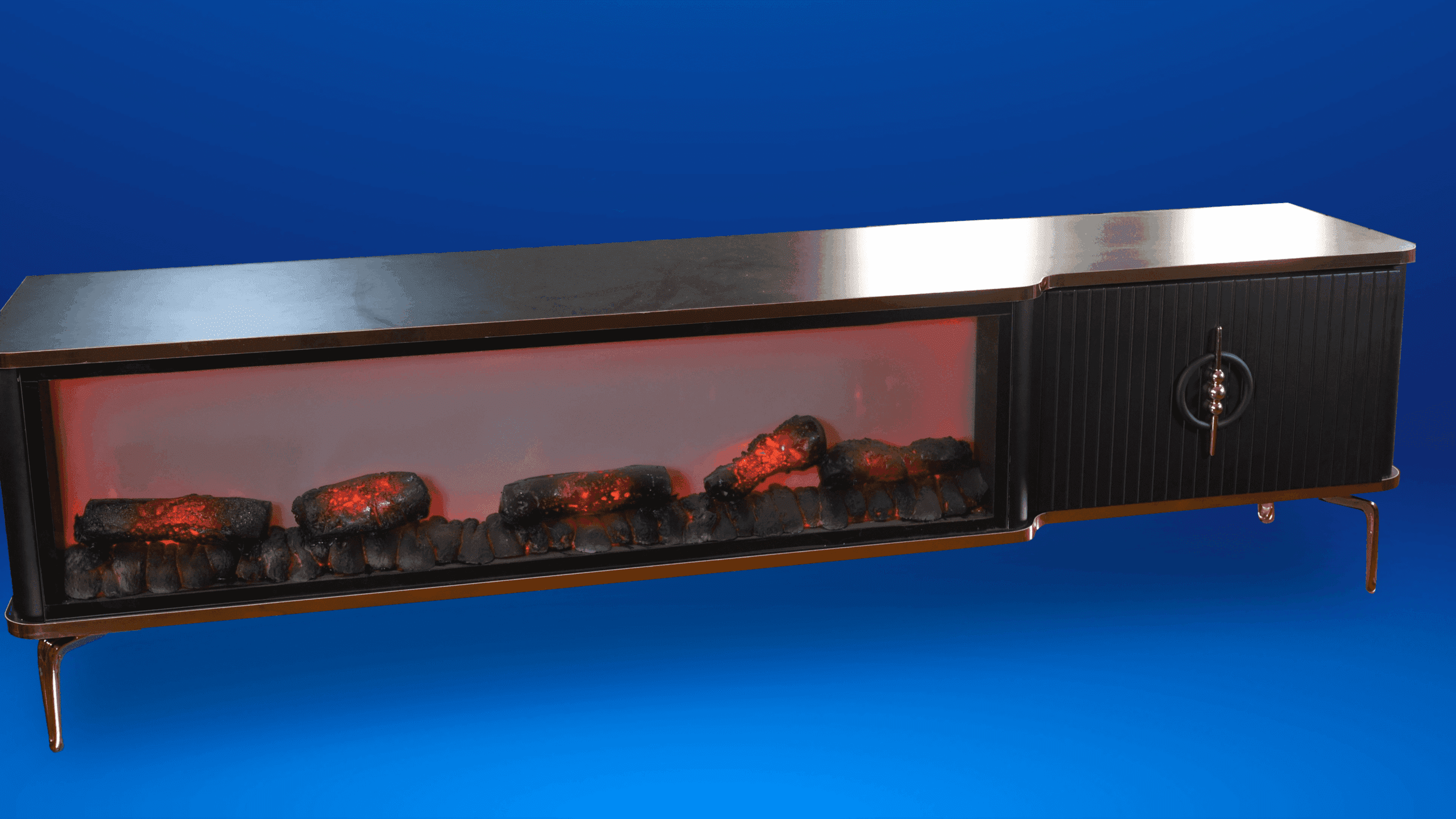 Freetown Tv- Bänk Elkamin - Image 20