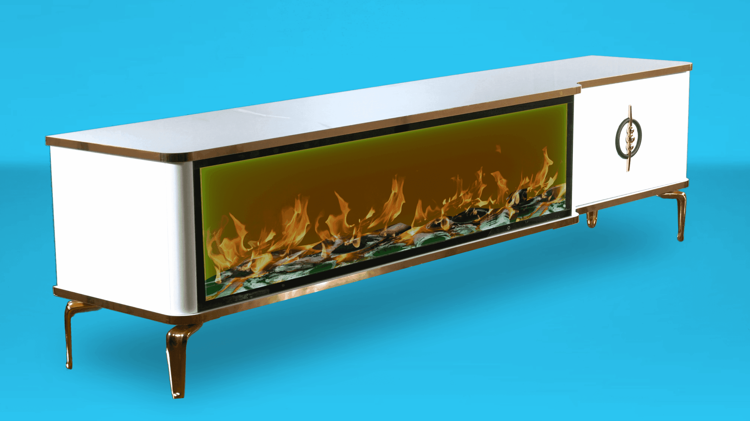 Baku Tv- Bänk Elkamin - Image 19