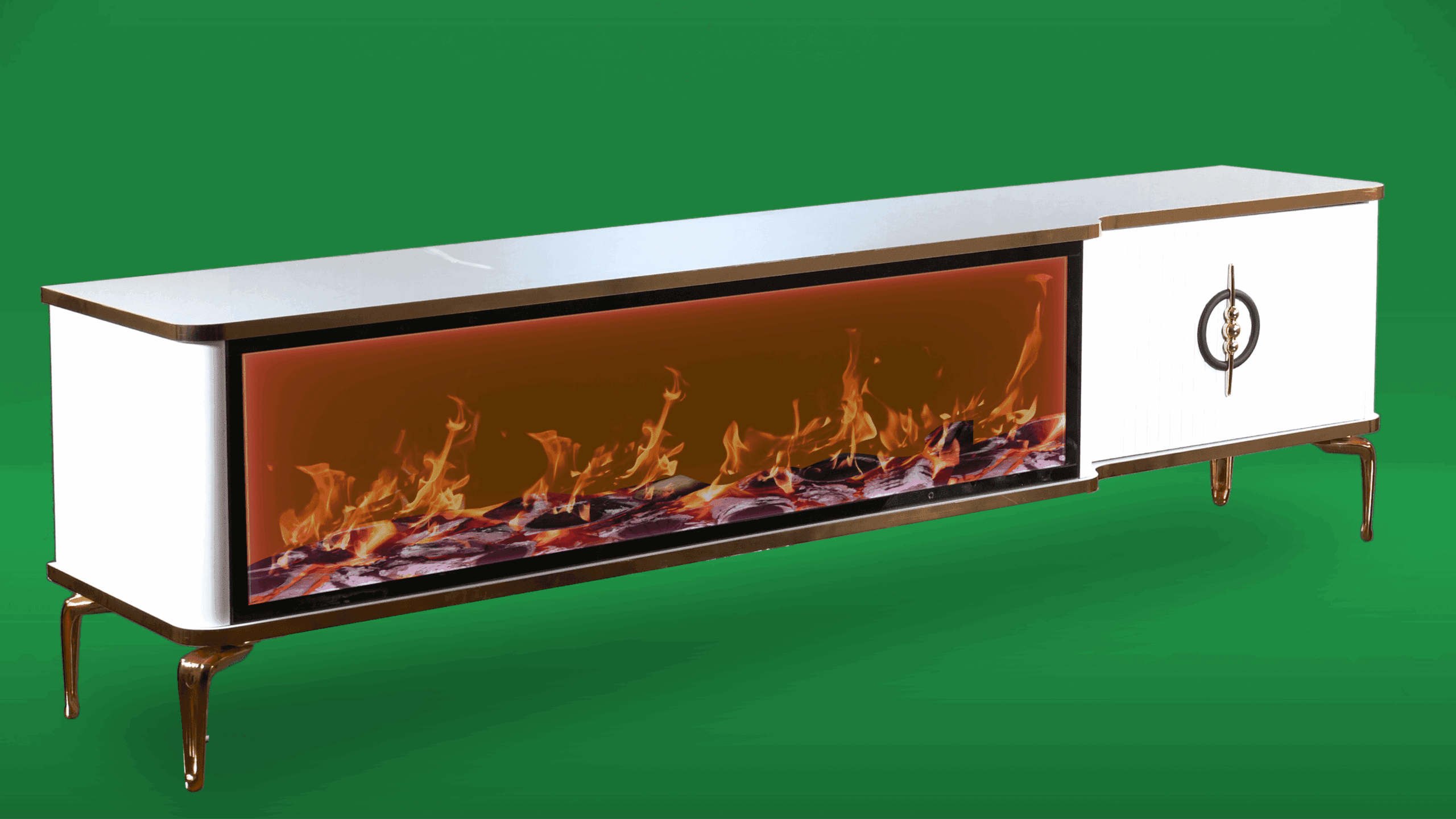 Baku Tv- Bänk Elkamin - Image 21