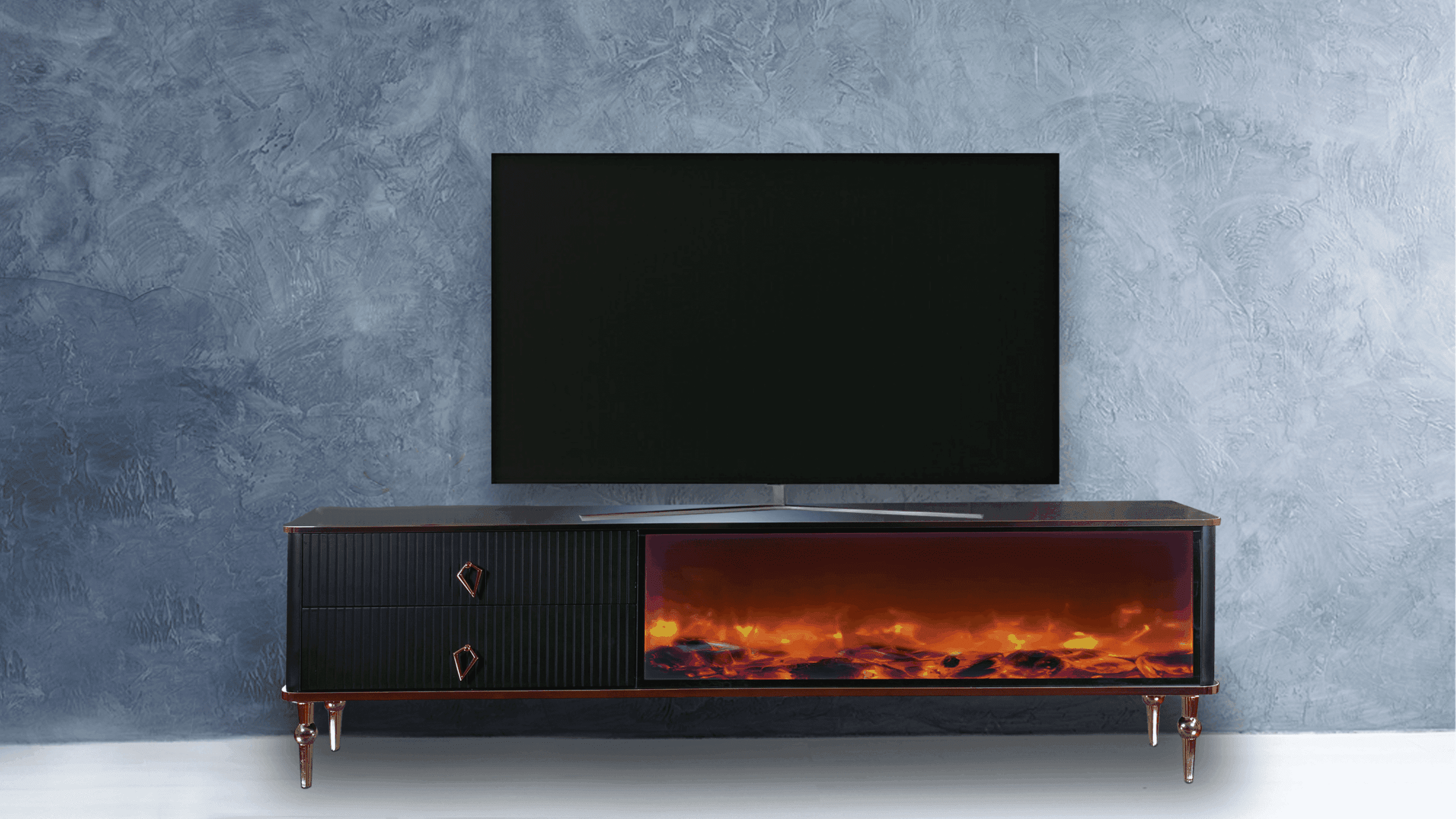 Ingen Paz Tv- Bänk Elkamin - Image 6