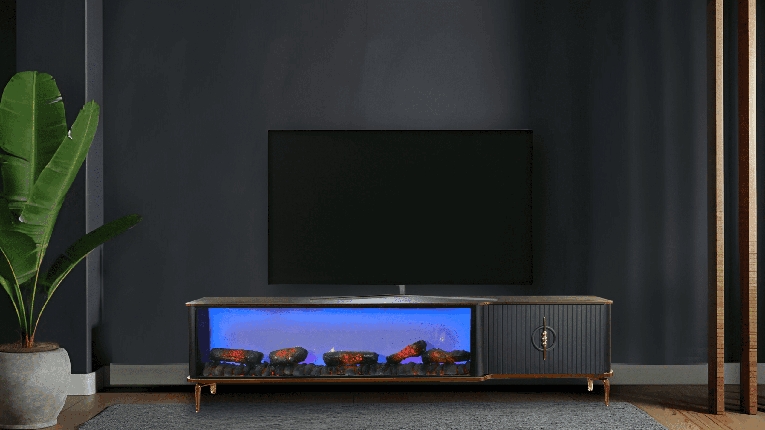 Freetown Tv- Bänk Elkamin - Image 10