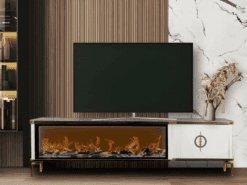 Baku Tv- Bänk Elkamin