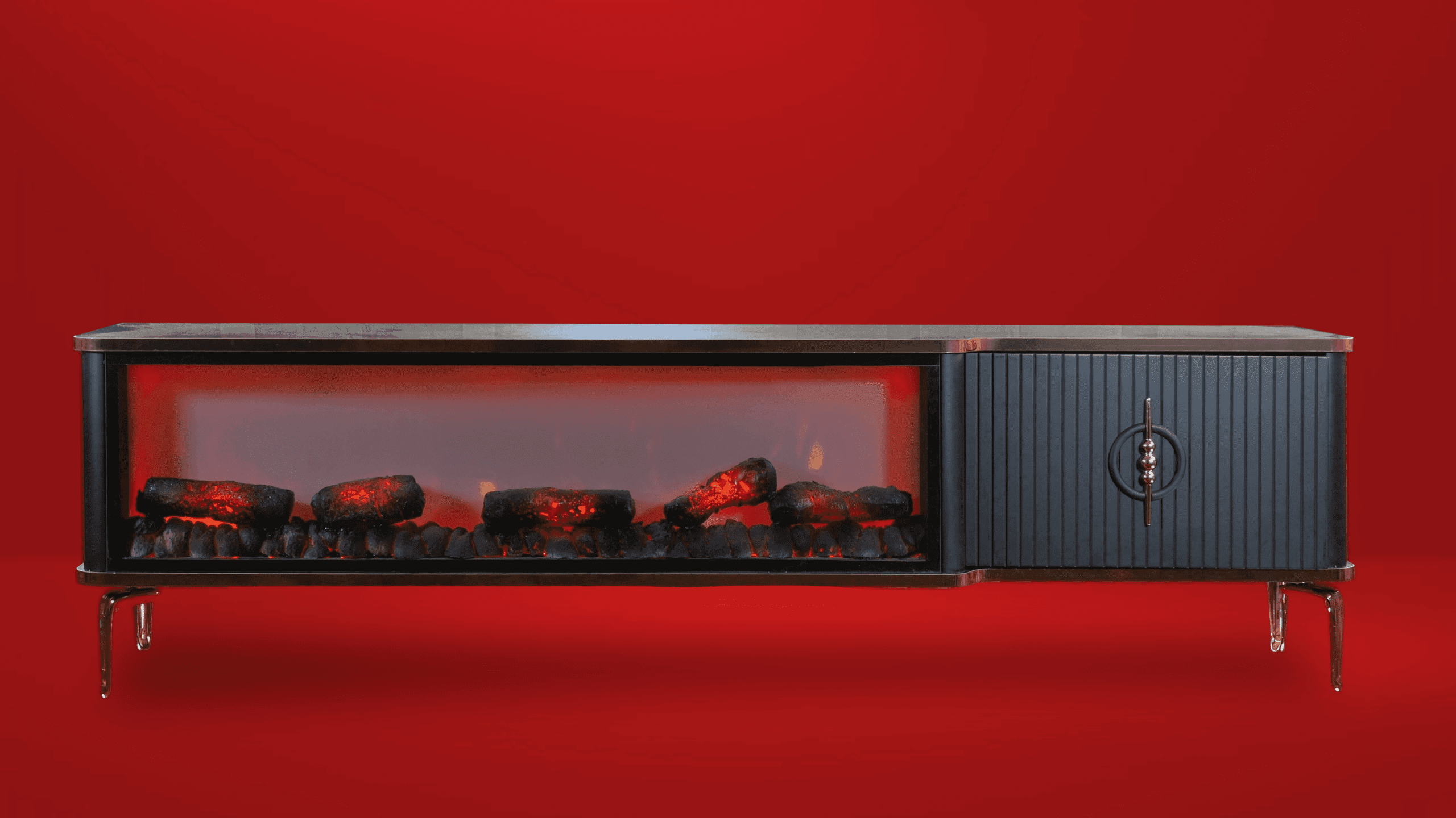 Freetown Tv- Bänk Elkamin - Image 5