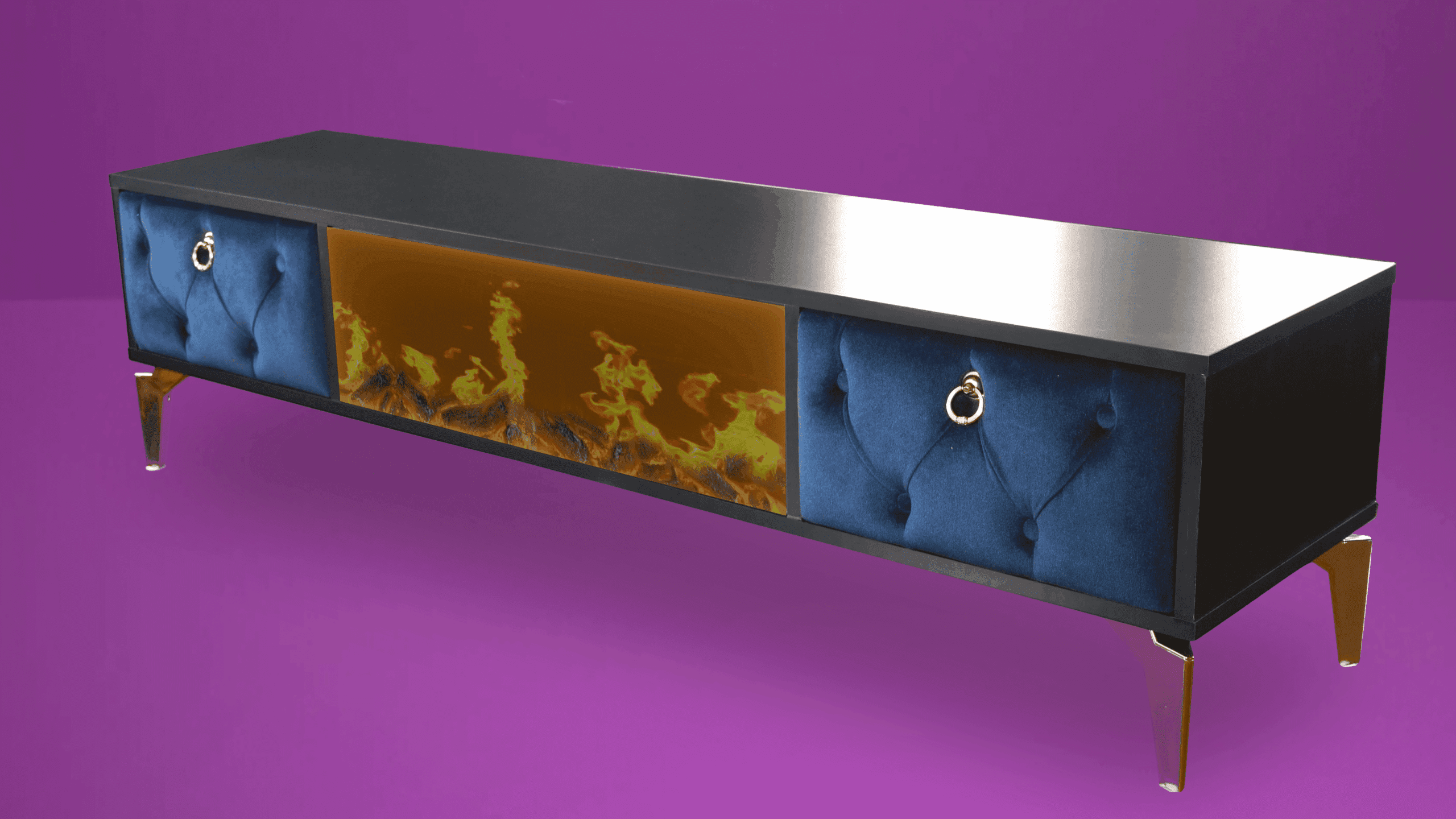 Praya Tv- Bänk Elkamin - Image 5