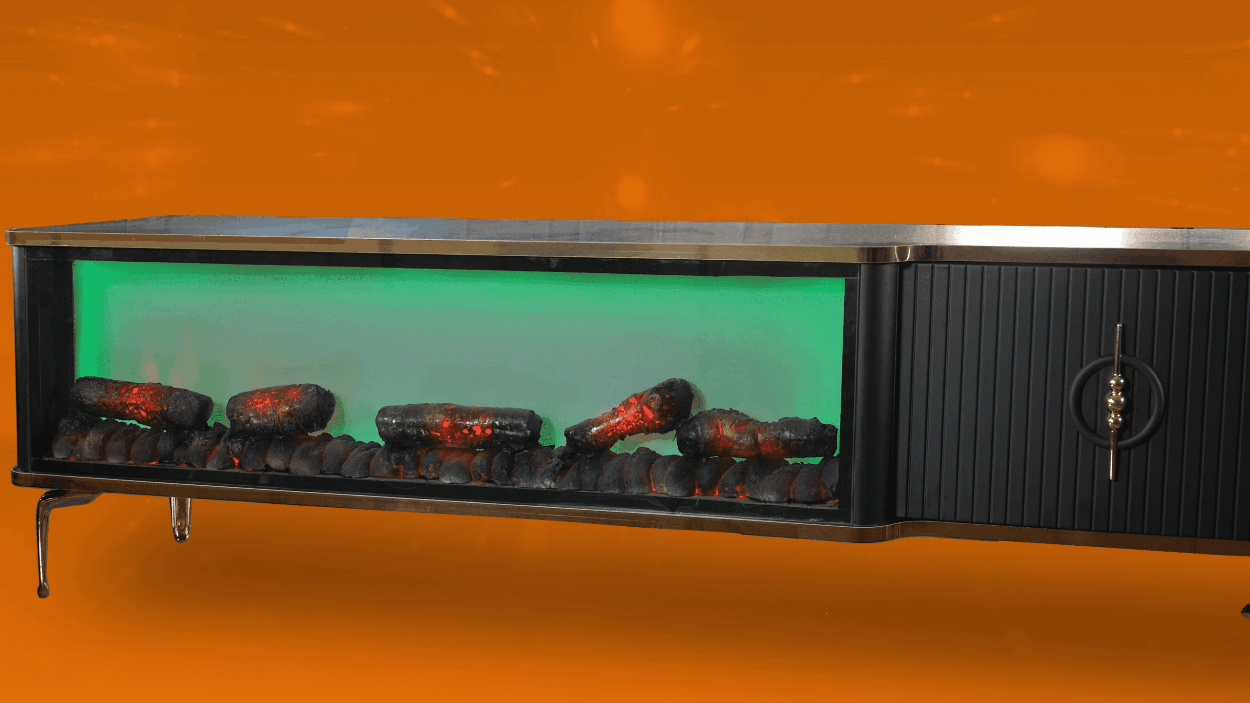 Freetown Tv- Bänk Elkamin - Image 7