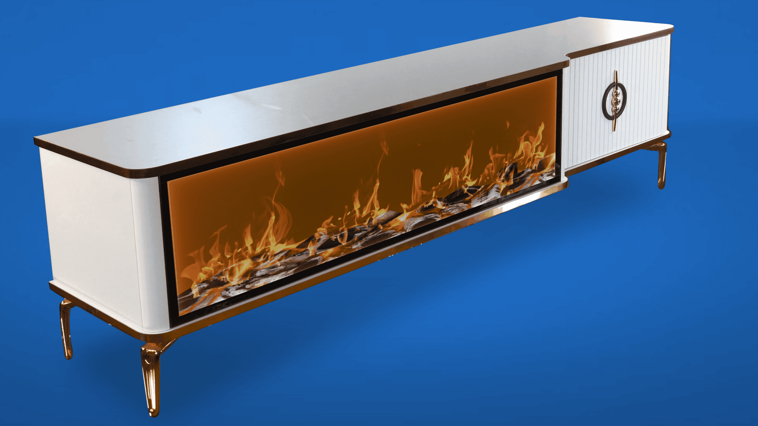 Baku Tv- Bänk Elkamin - Image 13