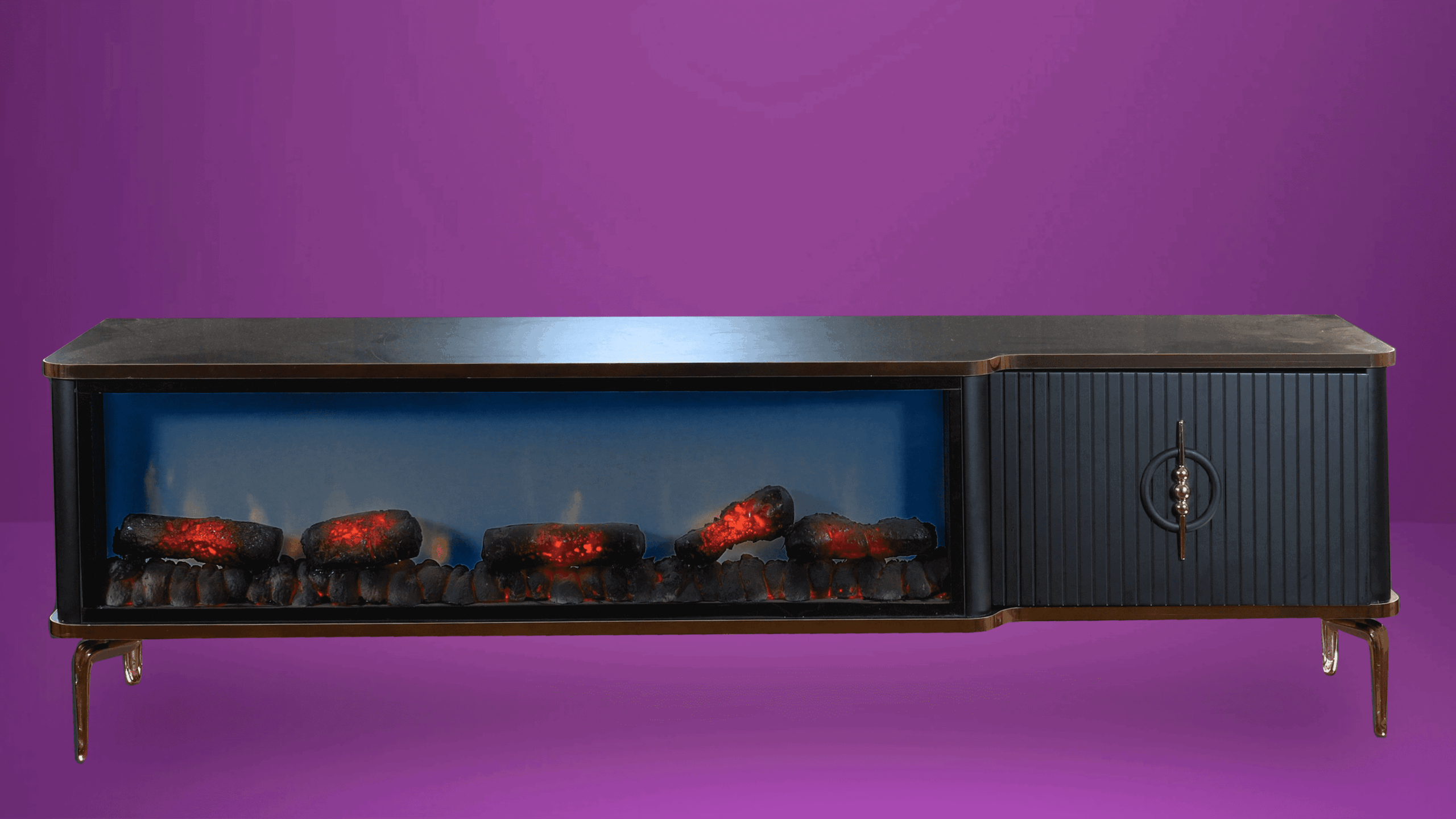 Freetown Tv- Bänk Elkamin - Image 9