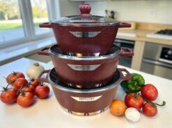 Hot Chef 6 delar (32/36/40) – Röd