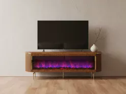 Odense TV-bänk Elkamin