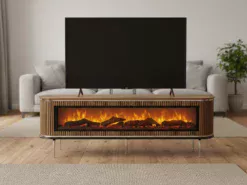 Stockholm TV-bänk Elkamin