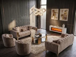 Valencia Soffgrupp 3+3+1+1 – Beige