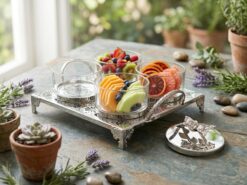 Haga Serveringsset - Silver
