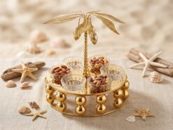 Kokos Serveringsset - Guld