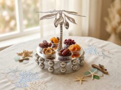 Kokos Serveringsset - Silver