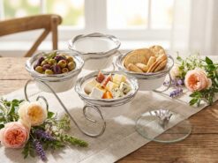 Midsommarnatt Serveringsskålar - Silver