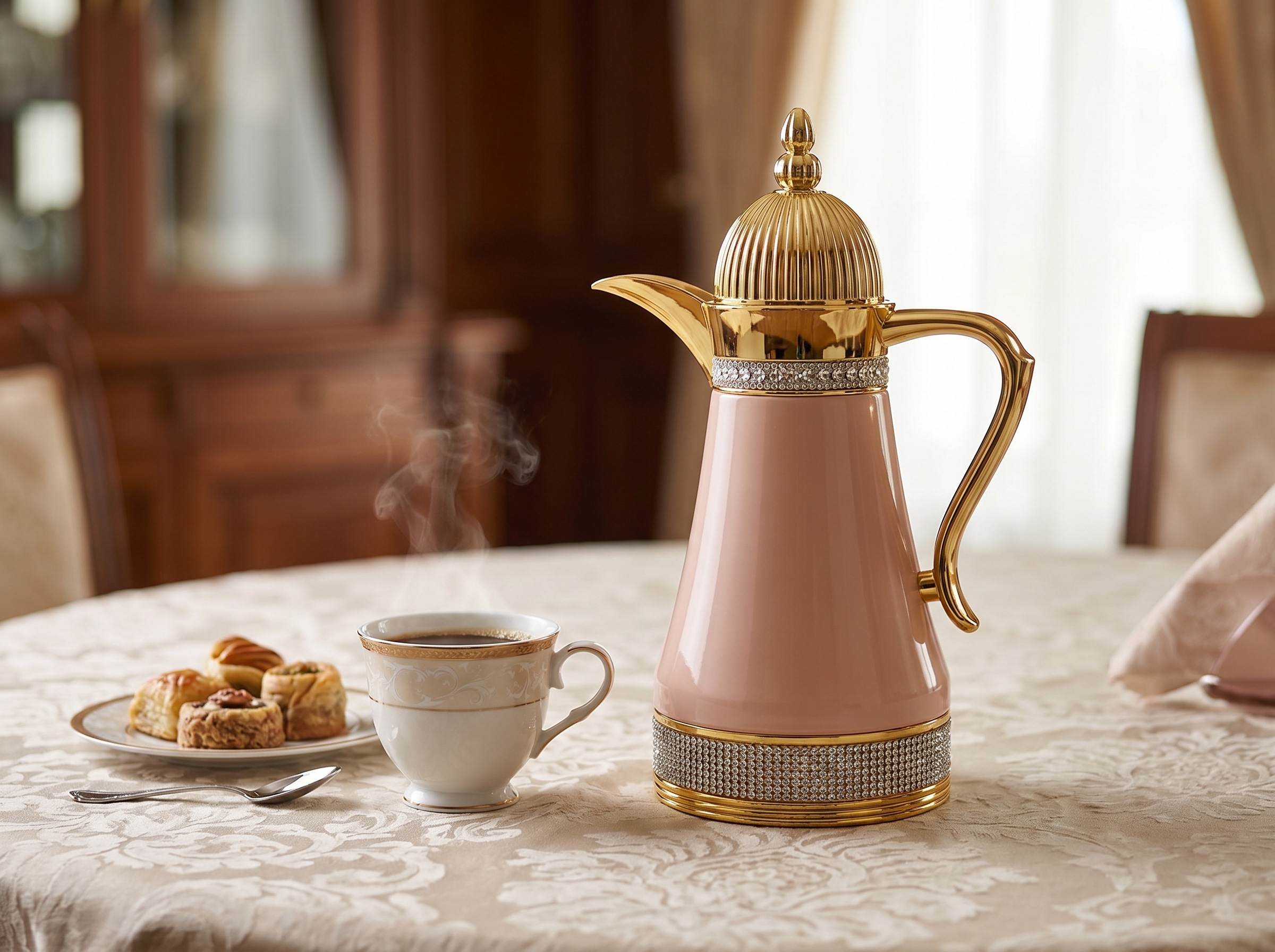 Ostindien Termoskanna 1000ml - Ljusrosa - Image 3