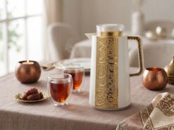 Arabica Termoskanna - Vit/Guld