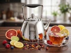 Rosenknopp Tekanna (1,5L) - Silver
