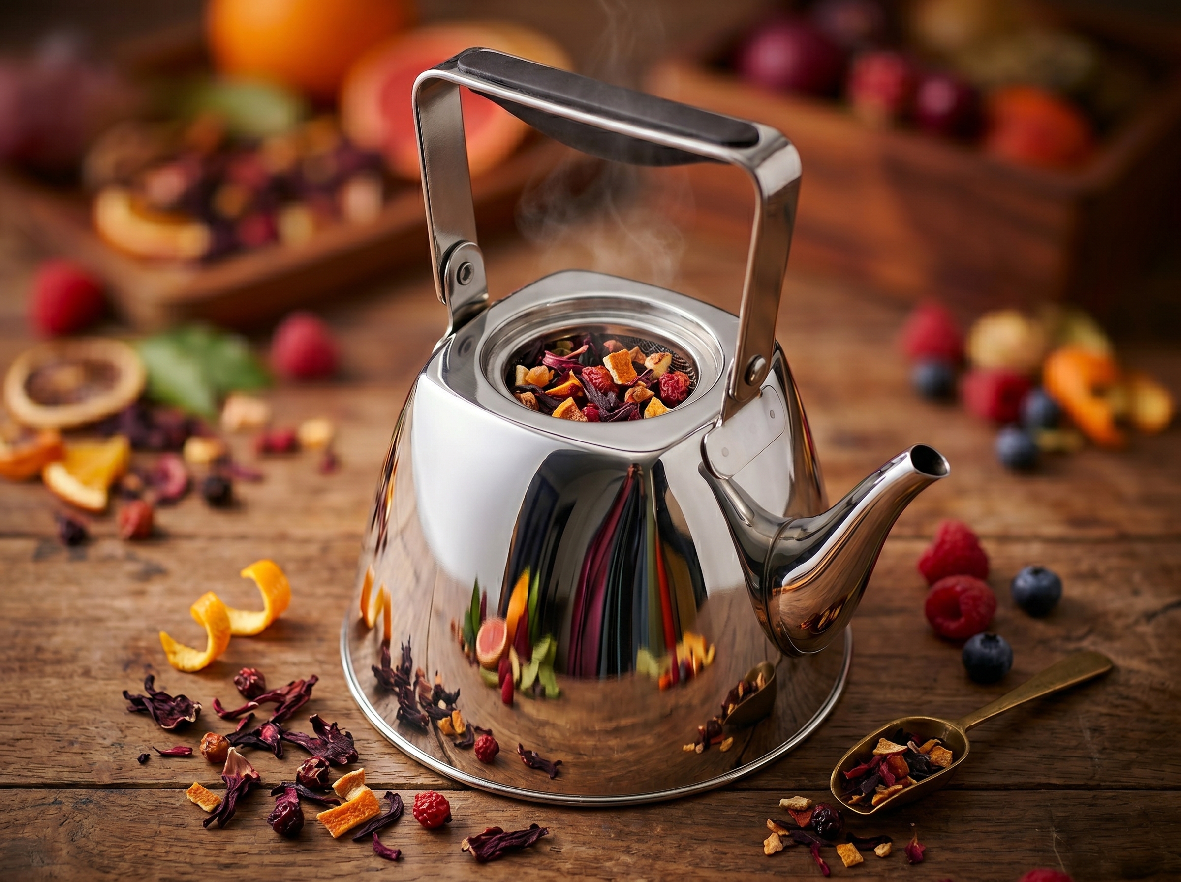 Rosenknopp Tekanna (1,5L) - Silver - Image 3