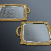 Al Sultan Serveringsbricka (2-pack) – Guld & Silver - Image 3