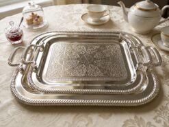 Al Sultan Serveringsbricka (2-pack) – Silver