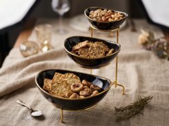 Bränning Serveringsset - Svart