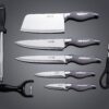 Bali Roterande Knivset - Grå / Silver (9 delar) - Image 3