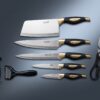 Bali Roterande Knivset - Svart / Guld (9 delar) - Image 3