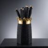 Bali Knivset - Svart / Guld (8 delar) - Image 2