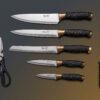Bali Knivset - Svart / Guld (8 delar) - Image 3