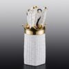 Bali Knivset - Vit / Guld (8 delar) - Image 2
