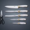 Bali Knivset - Vit / Guld (8 delar) - Image 3