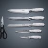 Bali Knivset - Vit / Silver (8 delar) - Image 3