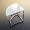 Caracas Soffbord - 5 delar, Silver / Vit - Image 4