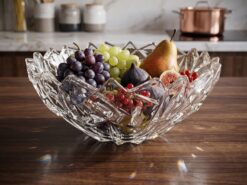 Iris Serveringsskål – Klart Glas (24 cm)
