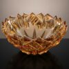 Iris Serveringsskål – Bärnstenstonat Glas (24 cm) - Image 3