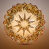 Iris Serveringsskål – Bärnstenstonat Glas (24 cm) - Image 4